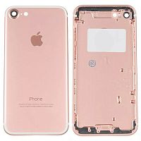Корпус Apple iPhone 7 (розовое золото оригинал Китай)