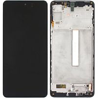 Дисплей Samsung Galaxy M53 M536B + тачскрин (оригинал OEM SP с рамкой)