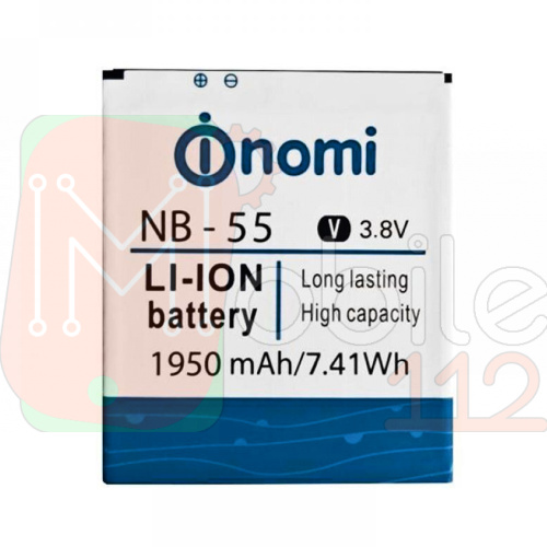 Акумулятор Nomi NB-55 i505 оригінал Китай 1950 mAh Розпродаж