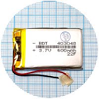 Аккумулятор универсальный 403048 49 х 30 х 4 мм 600 mAh 3.7V