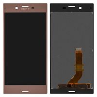 Дисплей Sony Xperia XZ F8331 F8332 + тачскрин (розовый оригинал Китай)