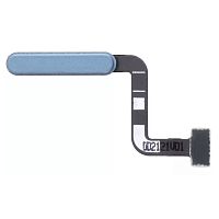 Шлейф Samsung Galaxy A32 5G A326B з кнопкою включення та сканером відбитка пальця (фіолетовий оригінал Китай)