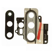 Скло камери Oppo A5 2020, A9 2020 (с черной рамкой)