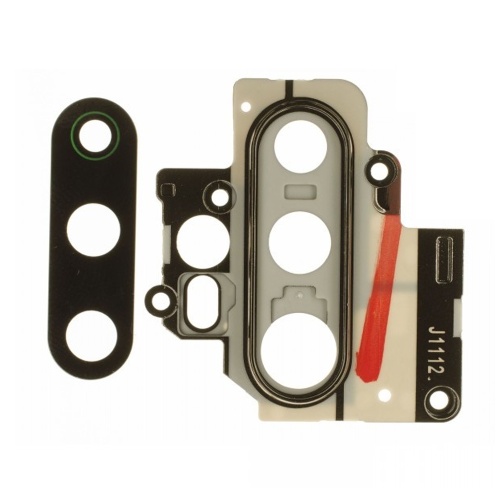 Скло камери Oppo A5 2020, A9 2020 (с черной рамкой)