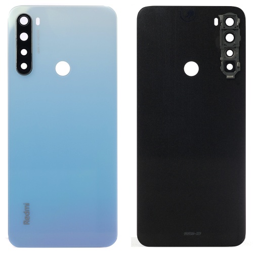 Задня кришка Xiaomi Redmi Note 8T M1908C3XG (блакитна оригінал Китай зі склом камери)