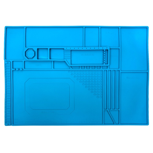 Силіконовий вогнетривкий килимок (робоче місце майстра) Mechanic V71 550 x 380 мм (магнітний)