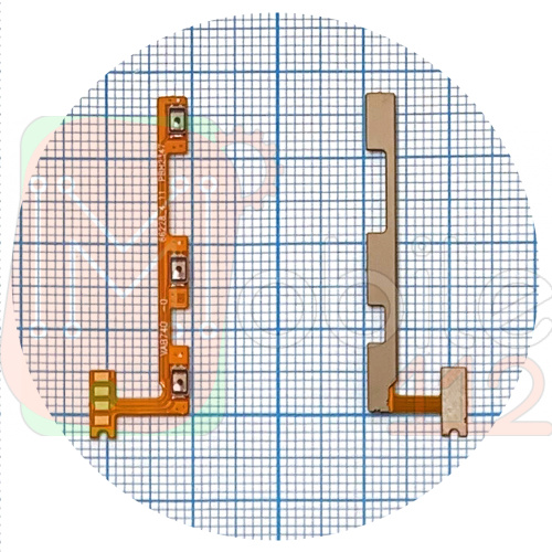 Шлейф Realme C67 RMX3890 с кнопками включения и громкости