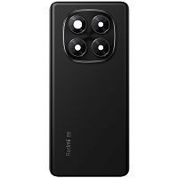 Задня кришка Xiaomi Redmi Note 14 5G (чорна оригінал Китай зі склом камери)