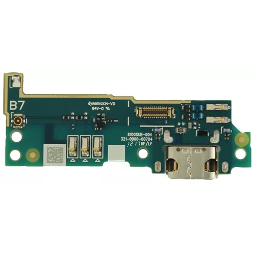Шлейф Sony Xperia L1 G3312, G3311, G3313 с разъемом зарядки и микрофоном - нижняя плата (оригінал Китай)