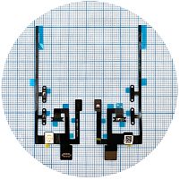 Шлейф Apple iPad Pro 10.5 с кнопками включения и громкости c датчиком света и вспышкой (оригинал Китай)