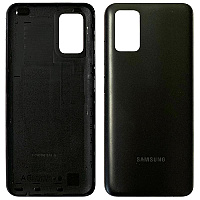 Задня кришка Samsung Galaxy A03s A037F (чорна)