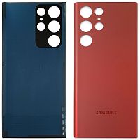 Задня кришка Samsung Galaxy S22 Ultra 5G S908 (червона оригінал Китай)