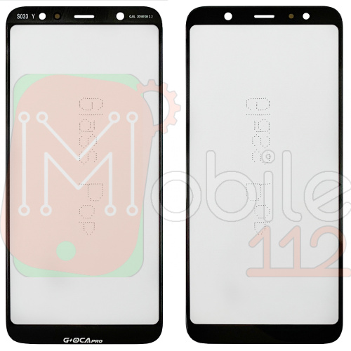 Скло дисплея Samsung Galaxy A6 Plus A605F (OCA Pro з плівкою)