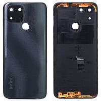 Задня кришка Infinix Smart 6 (чорна)