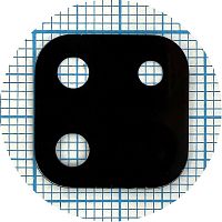 Скло камери Xiaomi Redmi 10A (чорне)