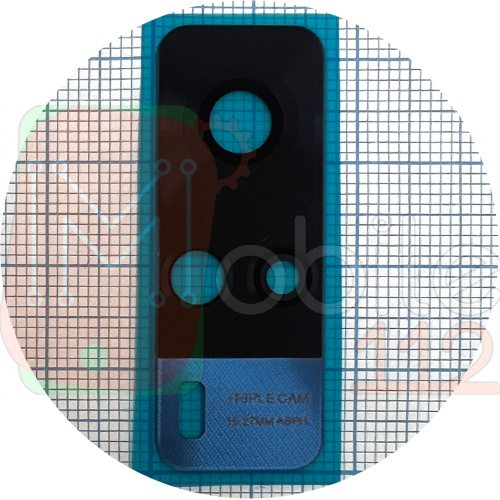 Стекло камеры Vivo Y31 2021 (голубое)