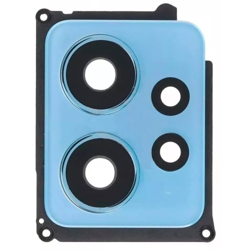 Стекло камеры Xiaomi Redmi Note 12 (с голубой рамкой)