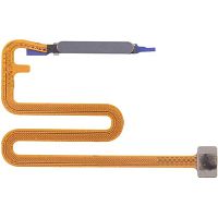 Шлейф Samsung Galaxy A06 5G A066B с кнопкой включения и сканером отпечатка пальца (черный оригинал Китай)