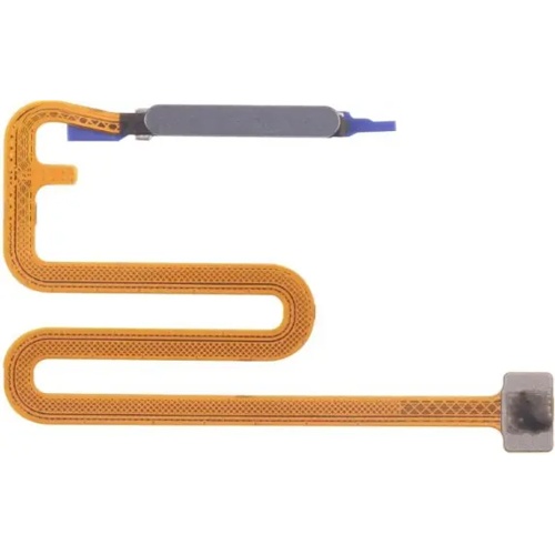 Шлейф Samsung Galaxy A06 5G A066B с кнопкой включения и сканером отпечатка пальца (черный оригинал Китай)