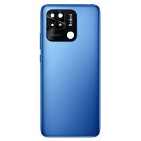 Задня кришка Xiaomi Redmi 10C 220333QAG (блакитна оригінал Китай зі склом камери)