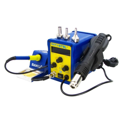 Паяльна станція Baku BK878L2 фен, паяльник, цифрова індикація фото 3
