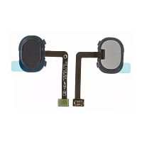 Шлейф Samsung Galaxy M20 2019 M205F, M30 M305F со сканером отпечатка пальца (черный оригинал Китай)