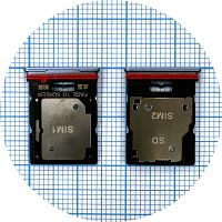 Держатель Sim карты Xiaomi Redmi Note 11 Pro+ Plus 5G (голубой 2 Sim (1 Sim + Micro SD))