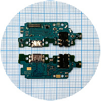 Шлейф Samsung Galaxy M23 M236B, M33 M336B з роз'ємами зарядки та навушників, мікрофоном - нижня плата (оригінал 100%)
