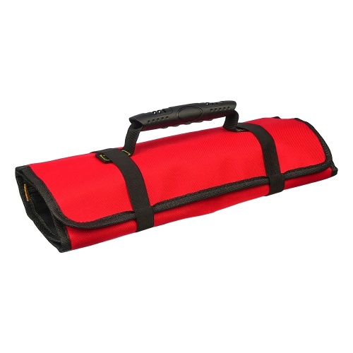 Сумка-скручування для інструментів No.3, 23 кишені, 35,5 x 58,5 см, червона