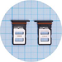 Держатель Sim карты Google Pixel 6 Pro (черный на 1 Sim)