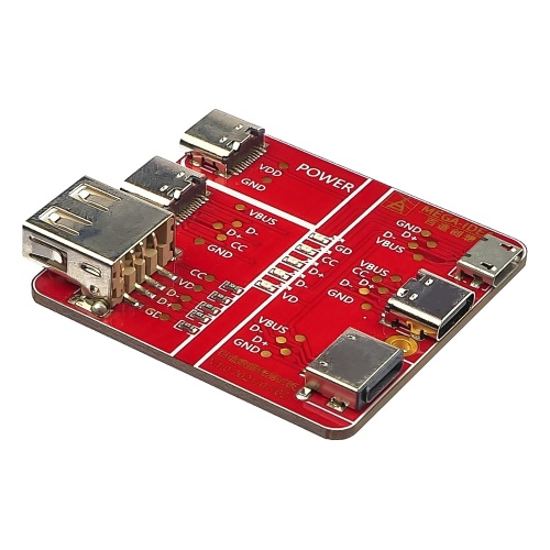 Тестова плата Mega-Idea для перевірки USB кабелів Lightning/ Type-C/ Micro
