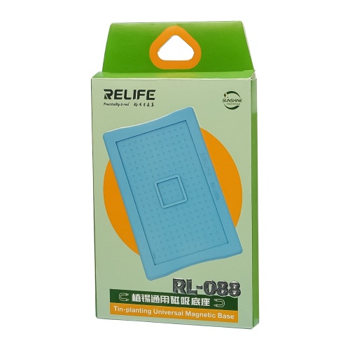 Майданчик магнітний Relife RL-088, для трафаретів BGA 1мм/2мм, двосторонній, силіконовий, термостійкий фото 3