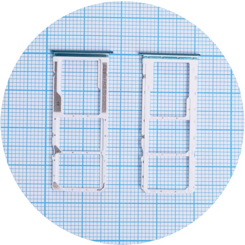 Тримач SIM карти Xiaomi Redmi Note 9, Redmi 10X 4G (зелений на 2 SIM + Micro SD)