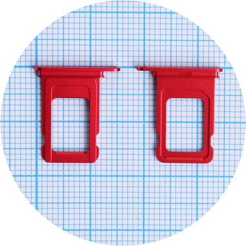 Тримач SIM карти Apple iPhone 14, 14 Plus (червоний на 1 SIM)