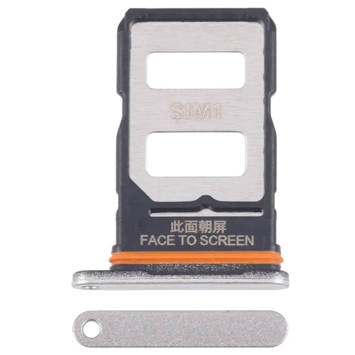 Тримач Sim картки Xiaomi Poco F6 (сірий 2 SIM)