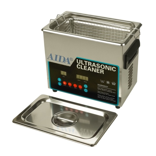 Ультразвуковая ванна Aida A-3L с функцией дегазации жидкости (3L, 120W, 40 kHz, подогрев до 80 гр. C, таймер до 30 мин.)