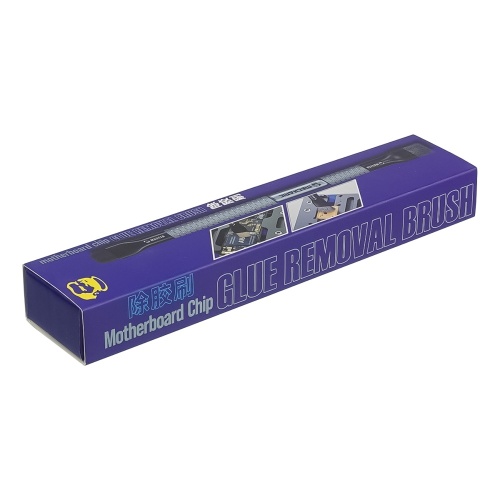 Щітка Mechanic Glue removal brush, двостороння з нейлоновим і сталевим ворсом фото 3