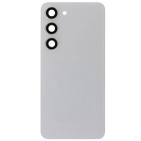 Задняя крышка Samsung Galaxy S23 5G S911 (белая оригинал Китай со стеклом камеры)