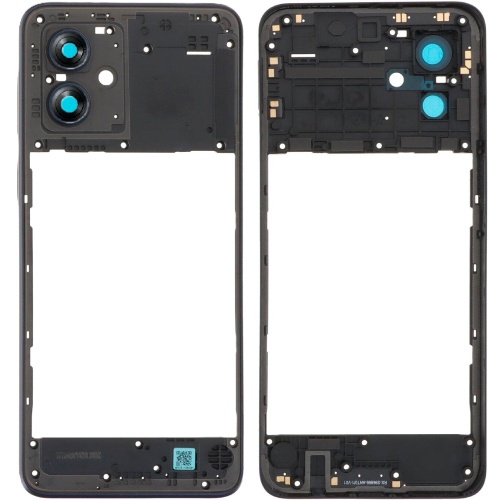 Рамка корпусу Motorola Moto G54 Power XT2343-6 (синя зі склом камери)