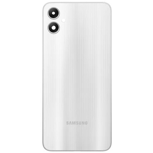 Задня кришка Samsung Galaxy A05 A055F (срібляста оригінал Китай зі склом камери)
