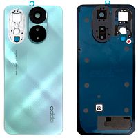 Задня кришка Oppo A78 4G CPH2565 (зелена оригінал Китай зі склом камери)