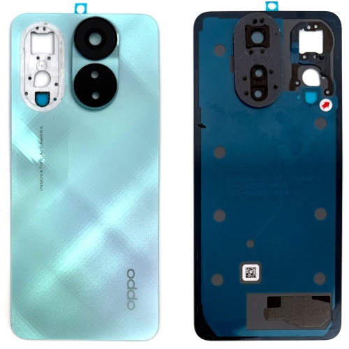 Задня кришка Oppo A78 4G CPH2565 (зелена оригінал Китай зі склом камери)