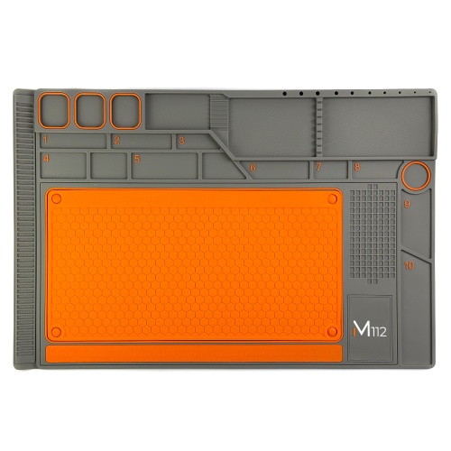 Силіконовий килимок вогнетривкий M112 (робоче місце майстра) 577 x 377 мм