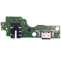 Шлейф Tecno Spark GO 1 KL4, Spark GO 1S KL4h, Tecno Pop 9 4G с разъемами зарядки, наушников и микрофоном - нижняя плата (AAA)