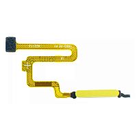 Шлейф Xiaomi Poco X4 Pro 5G, Redmi Note 11 Pro 5G з кнопкою включення та сканером відбитка пальця (AAA жовтий)