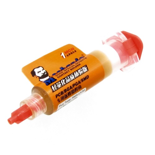 Флюс-паста Mechanic UV35 5 гр у шприці (без вмісту галогенів) Флюс-паста Mechanic UV35 5 гр у шприці (без вмісту галогенів)