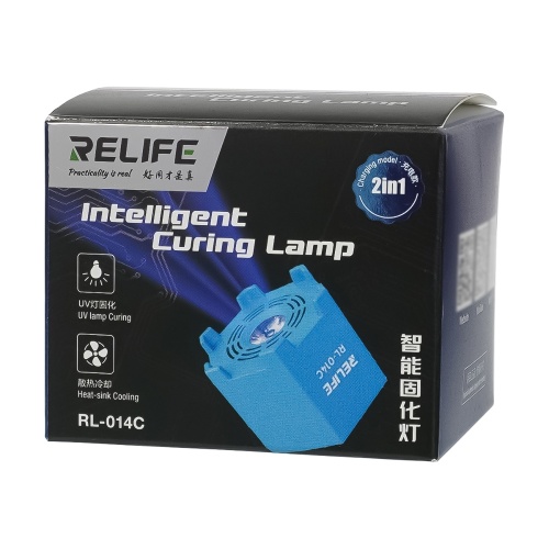 Лампа ультрафіолетова Relife RL-014C з вбудованим акумулятором та вентилятором (таймер 30/60/300 сек) фото 4