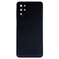 Задня кришка Samsung Galaxy M12 M127F (чорна зі склом камери)