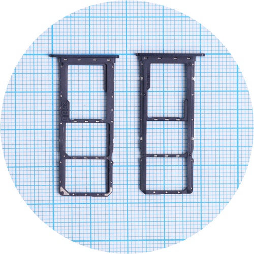 Тримач SIM карти Nokia 5.4 (синій на 2 SIM + Micro SD)