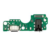 Шлейф Infinix Hot 30i X669 з роз'ємами зарядки, навушників та мікрофоном - нижня плата (AAA)